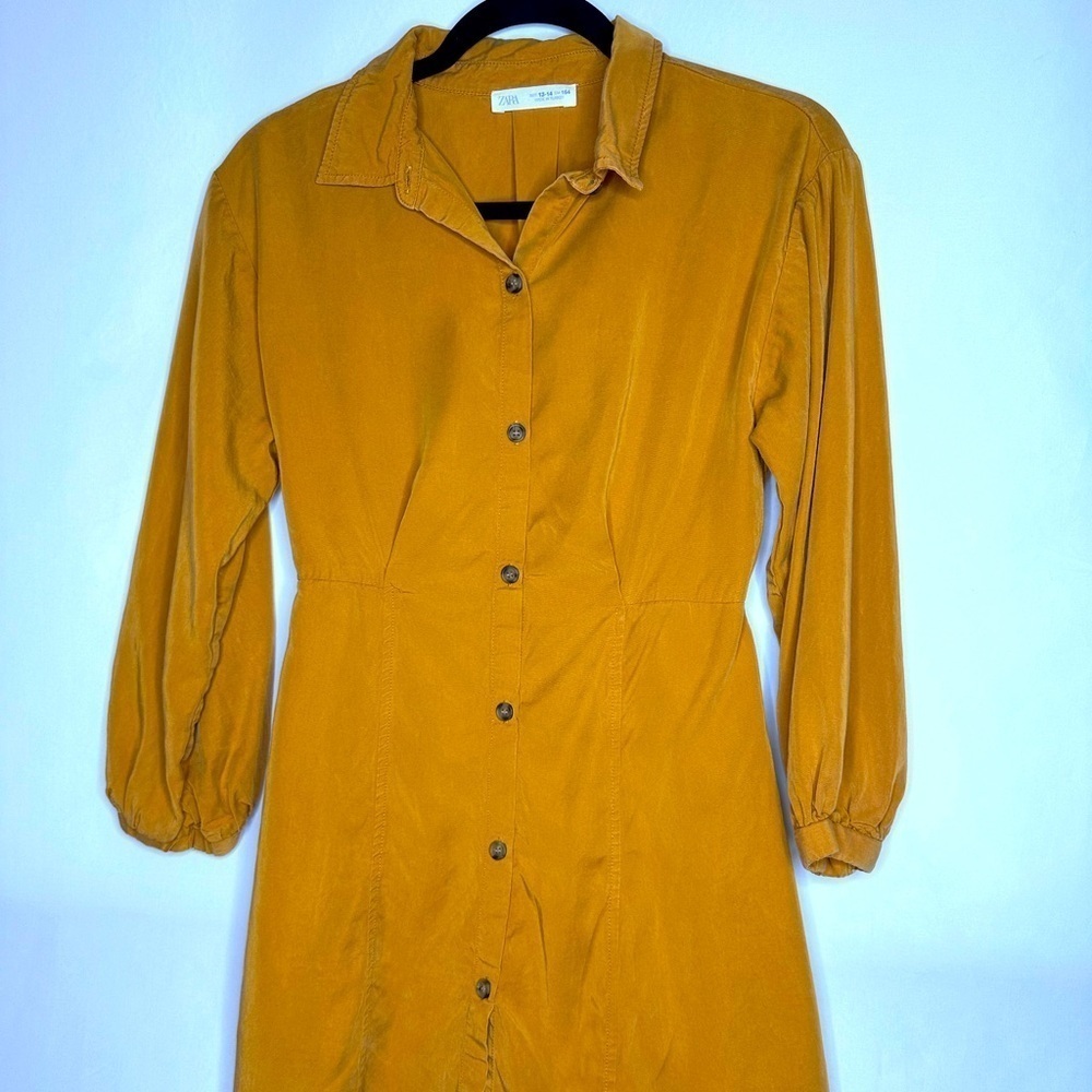 Zara Mustard Color Dress
